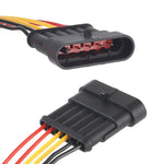 Connettore spina impermeabile 5 poli per auto 10 cm