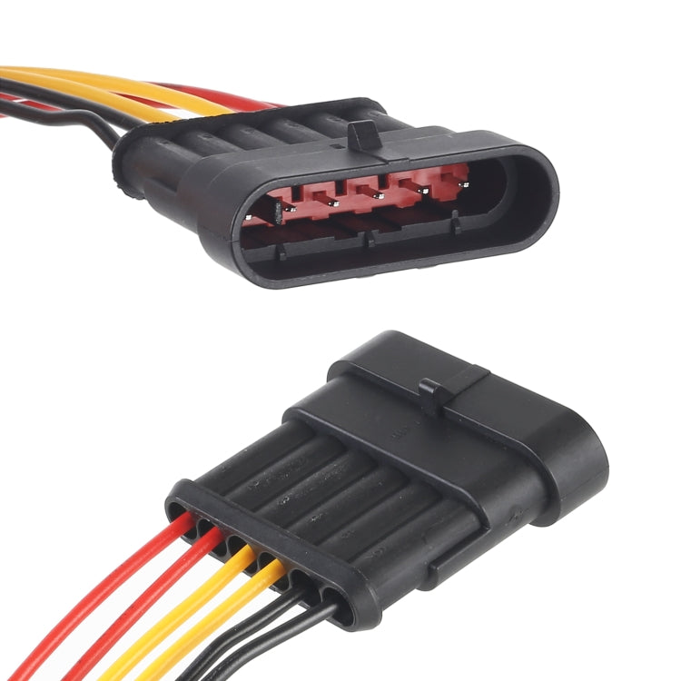 Connettore spina impermeabile 5 poli per auto 10 cm