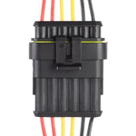 Connettore spina impermeabile 5 poli per auto 10 cm