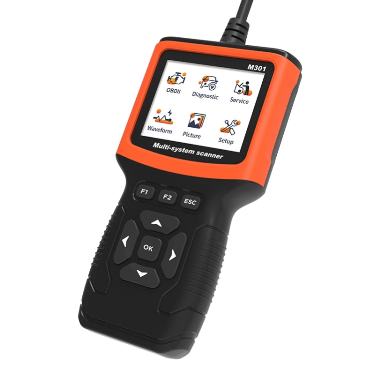 Lettore codici guasti auto OBD2 9-18V diagnostica