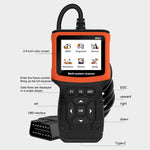 Lettore codici guasti auto OBD2 9-18V diagnostica
