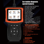 Lettore codici guasti auto OBD2 9-18V diagnostica