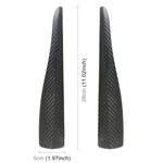 Strisce paraurti in silicone effetto fibra di carbonio