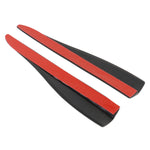 Strisce paraurti in silicone effetto fibra di carbonio