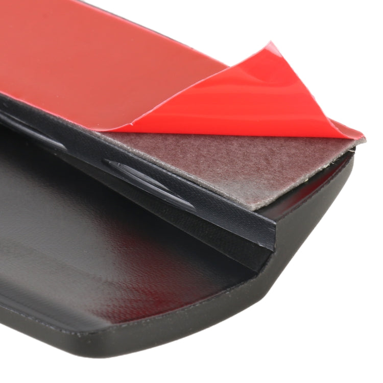 Strisce paraurti in silicone effetto fibra di carbonio