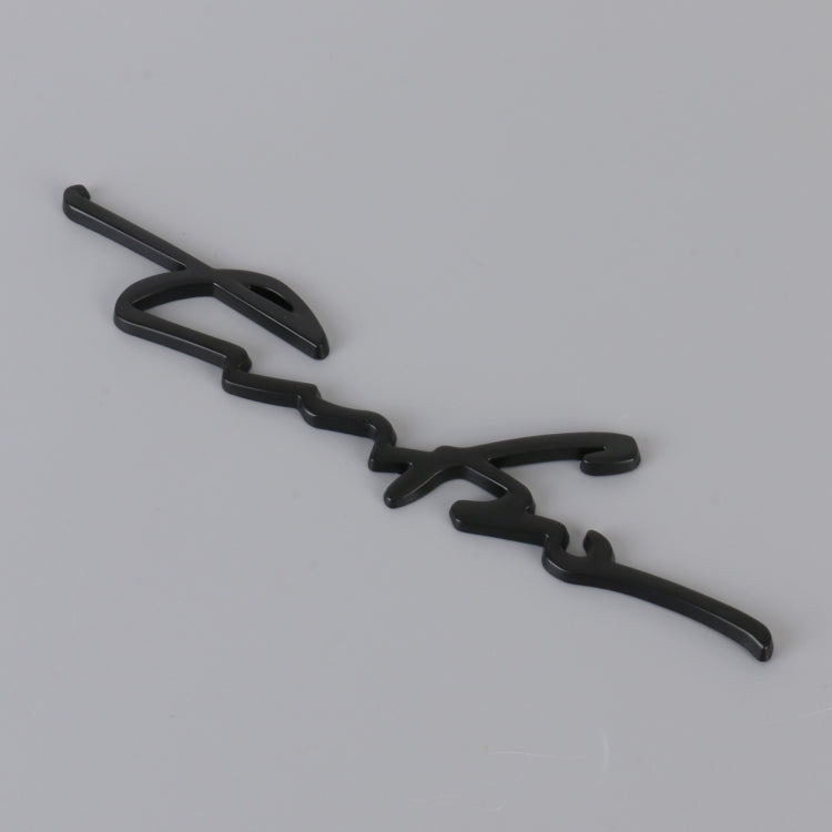 Adesivo decorativo in lega di alluminio per auto 24x6,5 cm