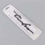 Adesivo decorativo in lega di alluminio per auto 24x6,5 cm