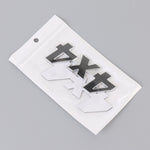 Adesivo decorativo in lega di alluminio per auto 14x8 cm