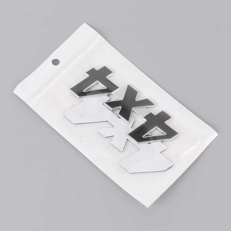 Adesivo decorativo in lega di alluminio per auto 14x8 cm