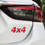 Adesivo decorativo in lega di alluminio per auto 14x8 cm