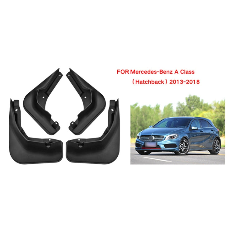 Set 4 Paraspruzzi in Plastica per Mercedes-Benz Classe A 2013-201