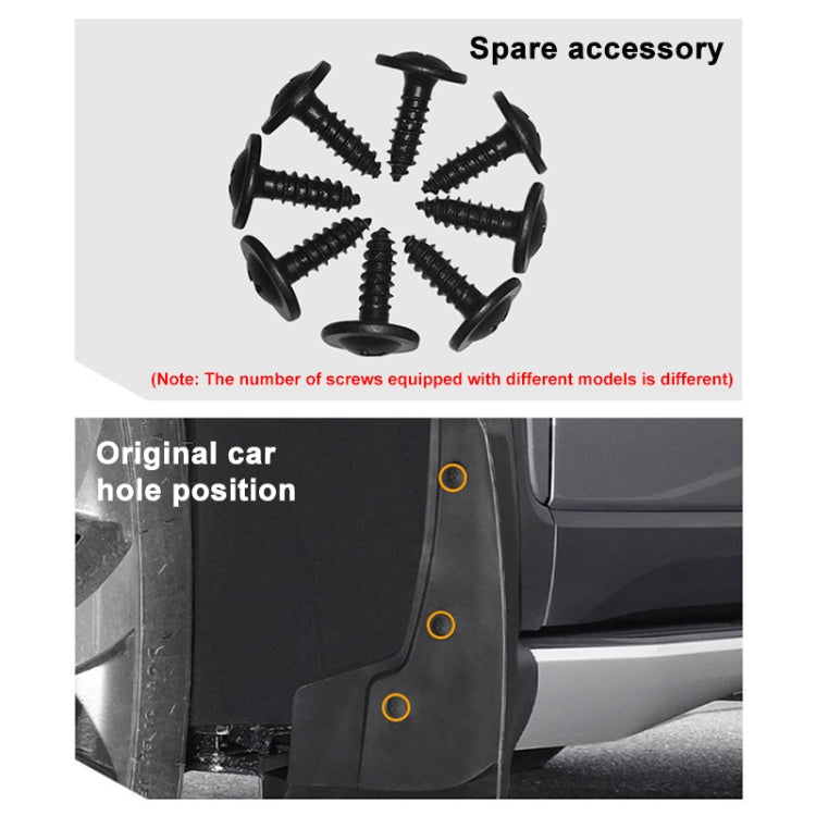 Set 4 Paraspruzzi in Plastica per Mercedes-Benz Classe A 2013-201
