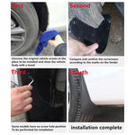 Set 4 Paraspruzzi in Plastica per Mercedes-Benz Classe A 2013-201
