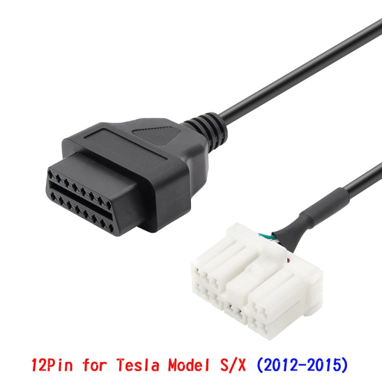Cavo adattatore OBDII a 12 pin per Tesla Model X/S 2012-2015