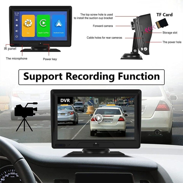 Navigatore auto wireless 7" con doppia lente P702D