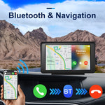 Navigatore auto wireless 7" con CarPlay e Bluetooth