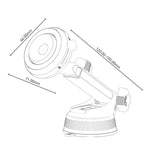 Yesido C284 Supporto per telefono magnetico 2 in 1 con ventosa per auto, C284