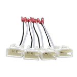 4 connettori cablaggio audio per Toyota Mitsubishi Subaru