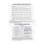 Tester di tensione per batterie auto 12V/24V