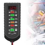 Tester di tensione per batterie auto 12V/24V