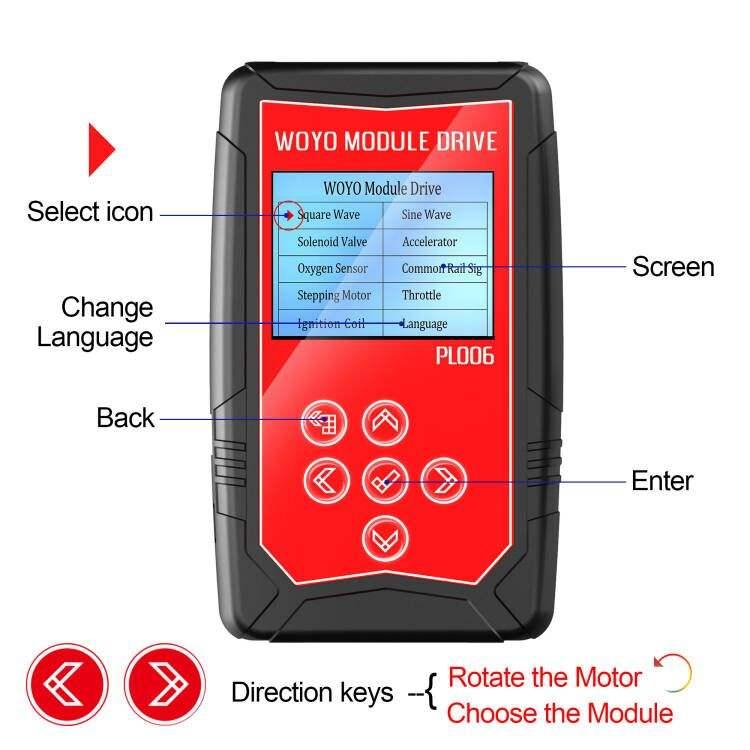 Tester sensori auto WOYO PL006 per diagnostica offline
