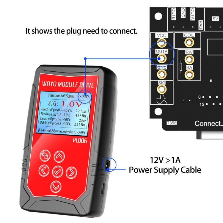 Tester sensori auto WOYO PL006 per diagnostica offline