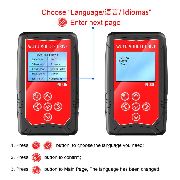Tester sensori auto WOYO PL006 per diagnostica offline