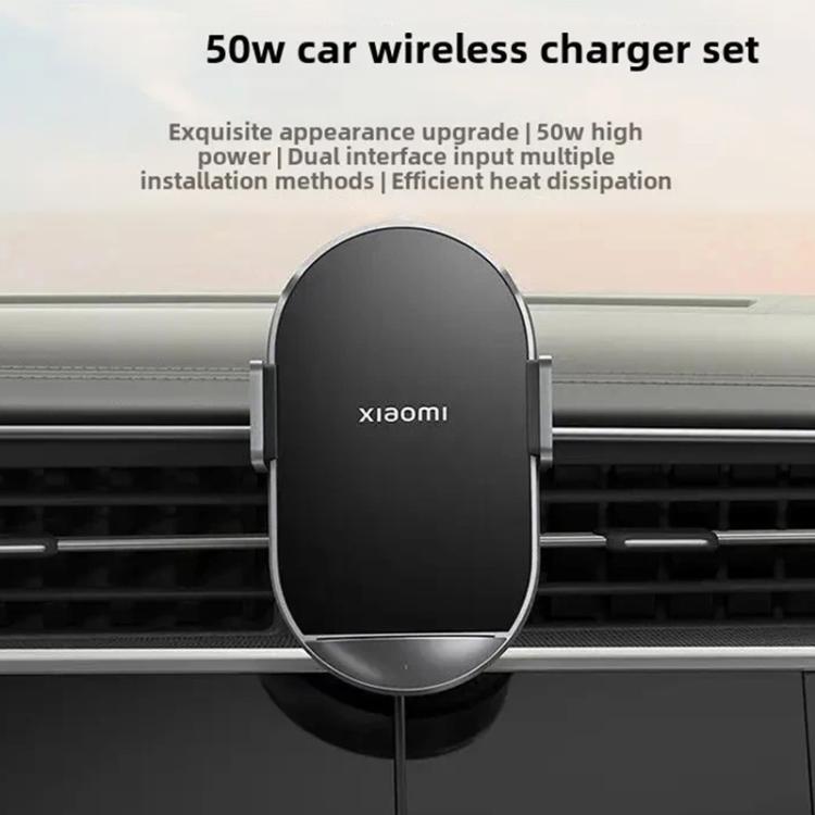 Supporto caricabatterie wireless da auto Xiaomi 50W