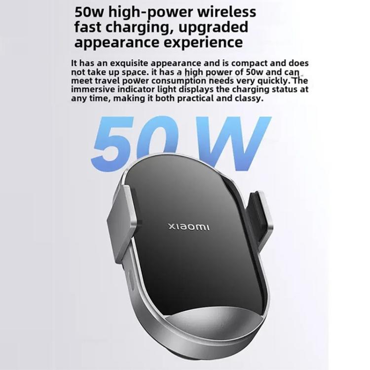 Supporto caricabatterie wireless da auto Xiaomi 50W