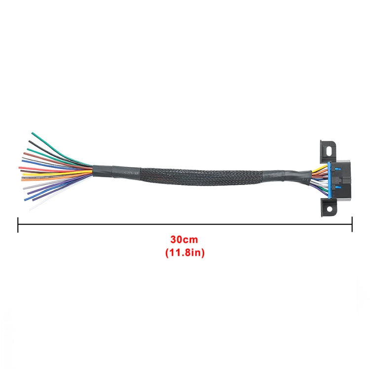 Cavo prolunga OBD2 16 pin 30 cm 18 AWG