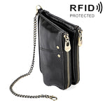 Pochette portafoglio da uomo in pelle Crazy Horse LT3533