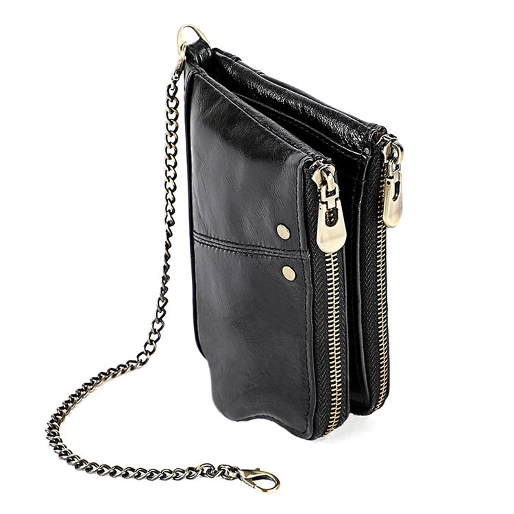 Pochette portafoglio da uomo in pelle Crazy Horse LT3533