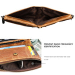 Pochette portafoglio da uomo in pelle Crazy Horse LT3533