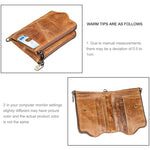 Pochette portafoglio da uomo in pelle Crazy Horse LT3533