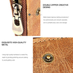 Pochette portafoglio da uomo in pelle Crazy Horse LT3533