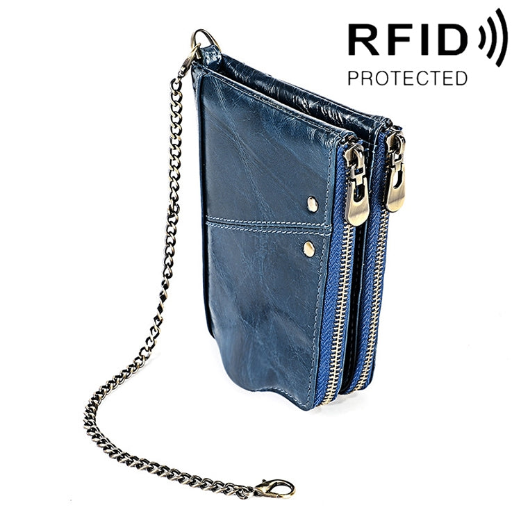 Pochette portafoglio da uomo in pelle Crazy Horse LT3533