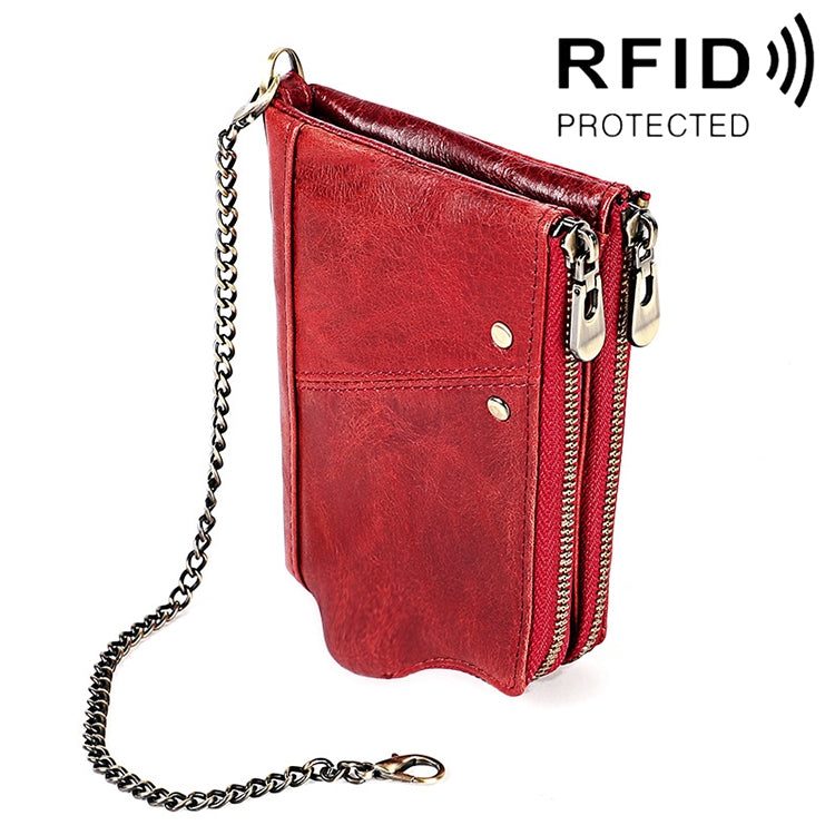 Pochette portafoglio da uomo in pelle Crazy Horse LT3533