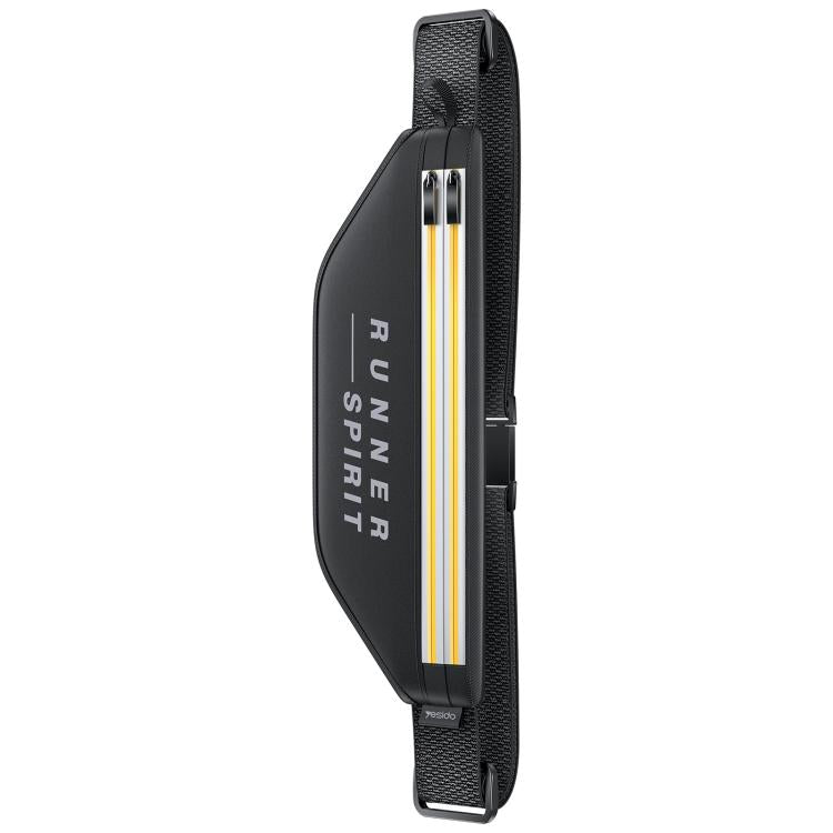 Marsupio da corsa Yesido WB67 con doppia cerniera, impermeabile IPX6, riflettente, di grande capacità, ideale per lo sport.