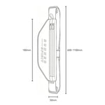 Marsupio da corsa Yesido WB67 con doppia cerniera, impermeabile IPX6, riflettente, di grande capacità, ideale per lo sport.