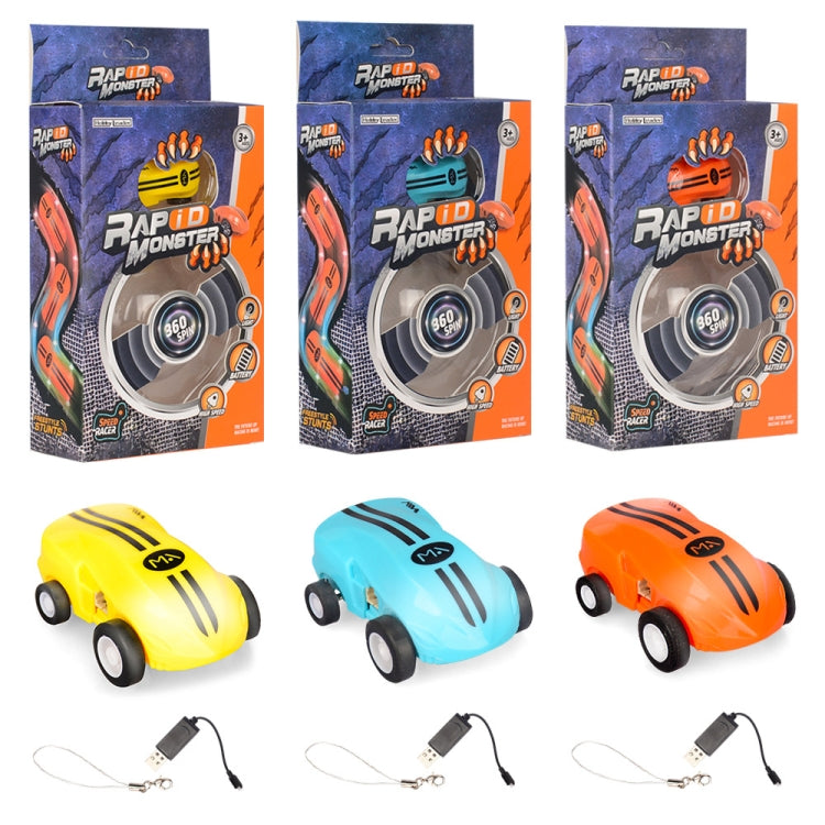Auto giocattolo da corsa rotante 360° con luci LED e USB - immagine 7