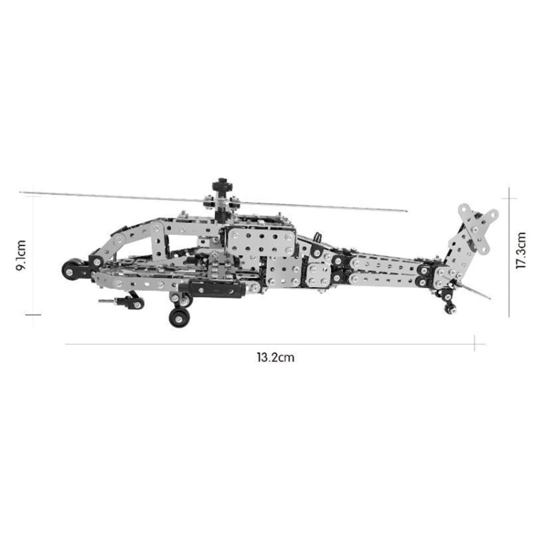 Blocchi di assemblaggio elicottero AH-64 in acciaio inox