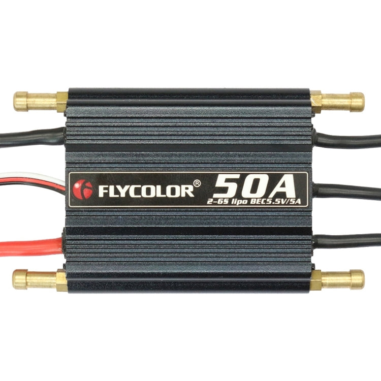 Regolatore ESC impermeabile 50A 2-6S per barche radiocomandate