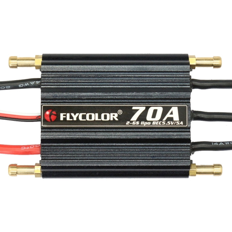 Regolatore ESC impermeabile 70A 2-6S per barche radiocomandate - immagine 2