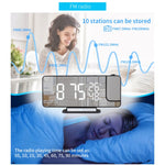 Sveglia digitale con proiezione orario e radio FM TS-9210