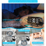 Sveglia digitale con proiezione orario e radio FM TS-9210