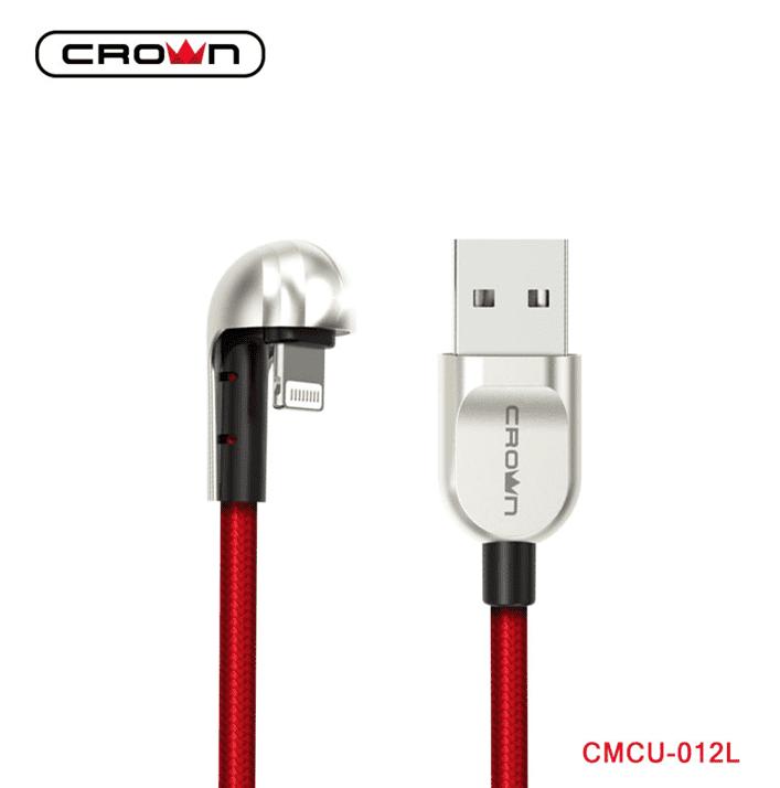 Cavo ricarica e sincronizzazione Lightning 1m 2A Crown Micro
