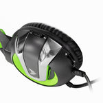 Cuffie da gaming con microfono LED verde CMGH-3002 CrownMicro  6970963389402 CMGH-3002