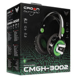 Cuffie da gaming con microfono LED verde CMGH-3002 CrownMicro  6970963389402 CMGH-3002