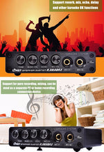 Mini Karaoke Amplificatore Mixer Audio A933 per PC e TV