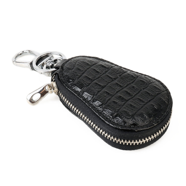 Borsa portachiavi universale in pelle di coccodrillo con cerniera appesa alla vita (non include la chiave)